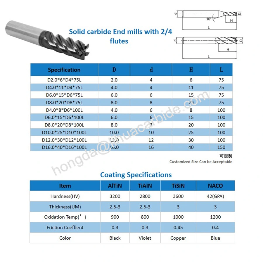 Single 2 3 4 Flute Down up Cut Ball Nose Solid Corn CNC PCD Carbide End Mills Milling Cutter for PCB Processing