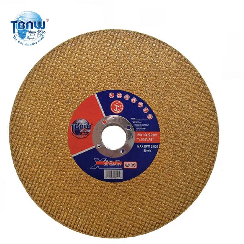 China Factory Tbaw Brand 7 Inchmetal Cutting Wheels Asia