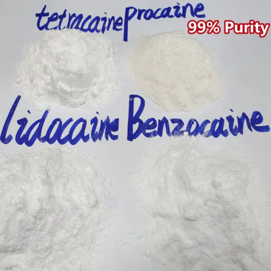 Brasil, Europa, EUA, Austrália, etc, 99% pura lidocaína/lidocaína/lidocaína/lido HCl em pó bruto, sem problemas alfandegários porta a porta